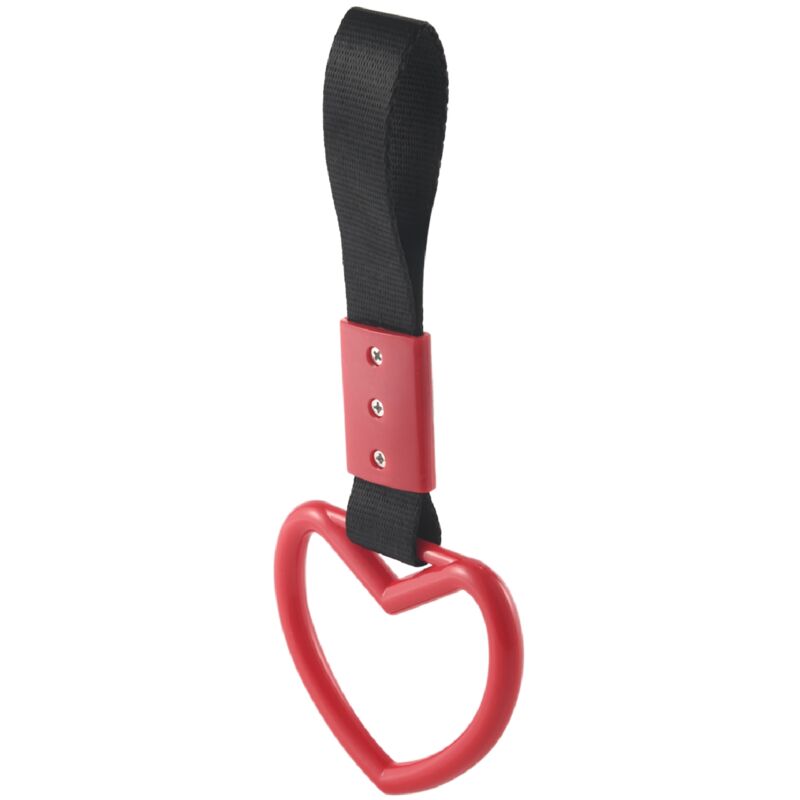 Tlily - Herz Jdm Tsurikawa Ring für U-Bahn Zug Bus Griff Gurt Charm Drift Universal