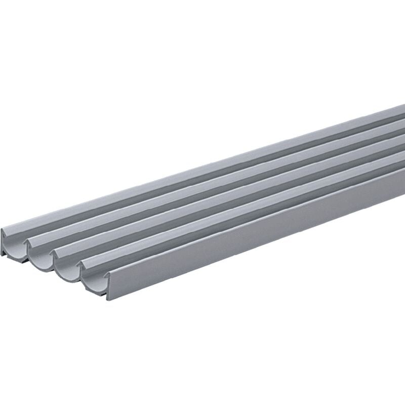 Hettich DVD-Halter zum Ankleben, horizontale Fixierung, Länge 1050 mm, schwarz