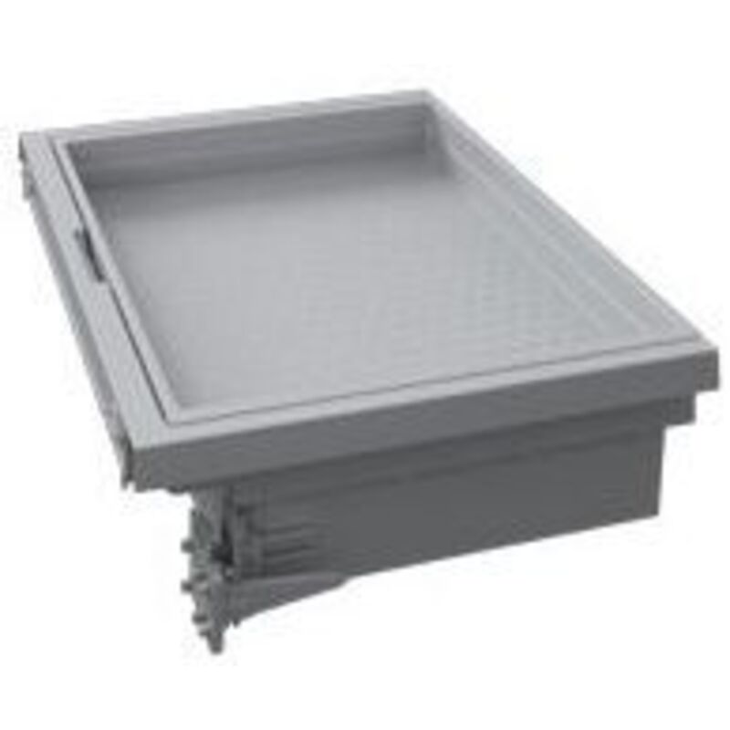 Hettich - Herd-Großraumauszug, InnoTech, 46816, Korpusb.600mm, Sockelh.150mm, anthrazit