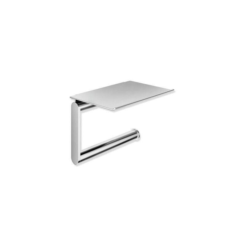 Hewi - System 900 WC-Papierhalter 900.21.00440 Edelstahl verchromt, mit Ablage