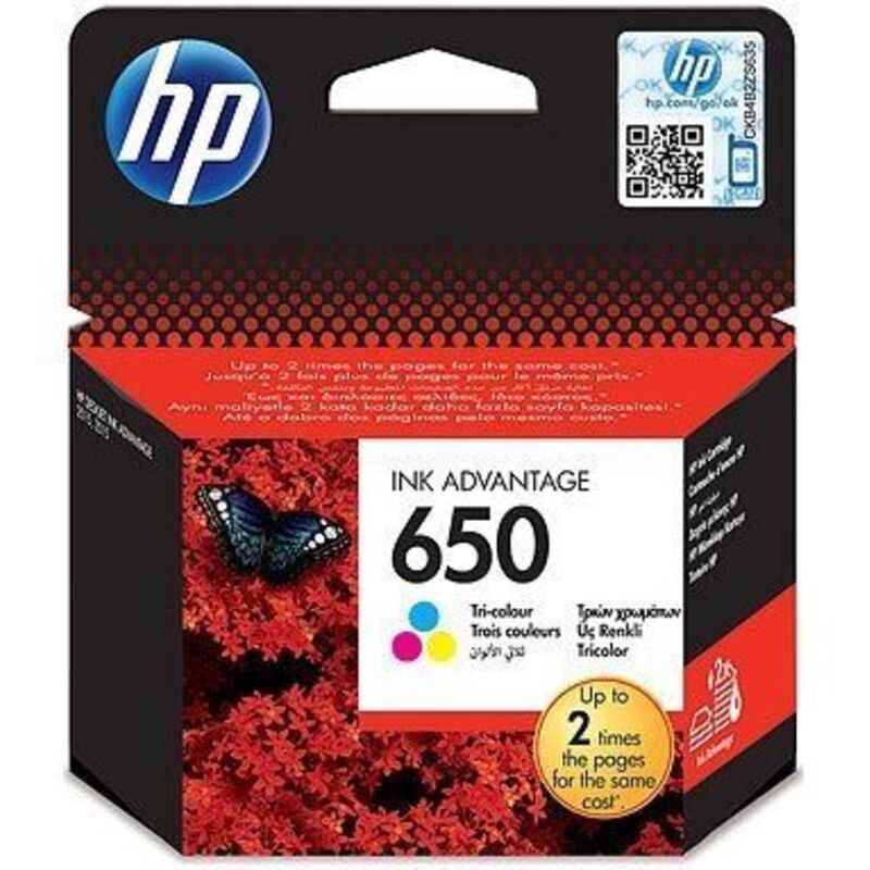 Hewlett Packard HP Ink No 650 HP650 HP 650 Color (CZ102AEBHK)