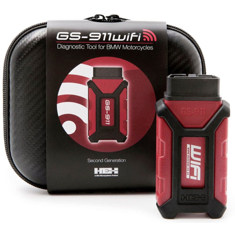 HEX GS-911 WiFi Hobby Motorrad Diagnosetool OBD2 Passend für (Auto-Marke): BMW (Motorrad) 10 Fahr