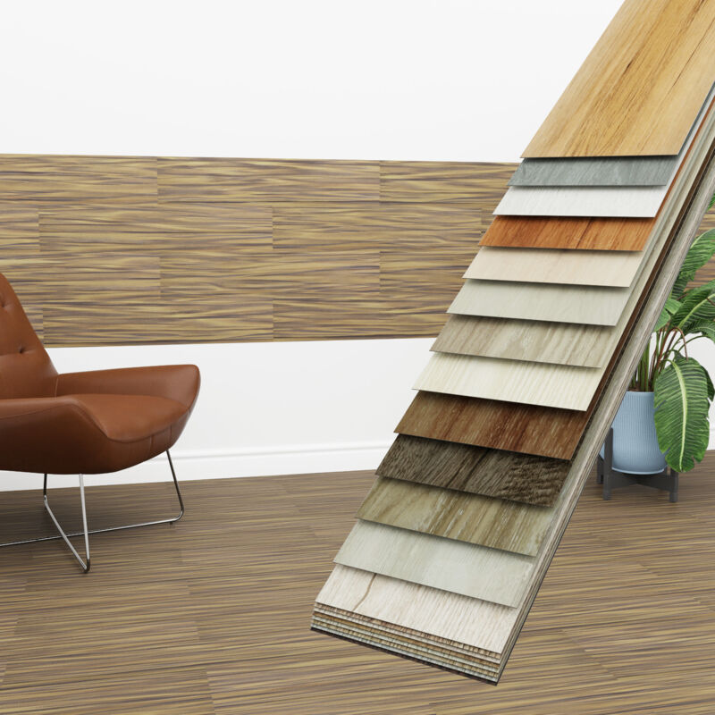 Hexim - Vinyldielen 0,97m² selbstklebend pvc Wandverkleidung Bodenbelag Holzoptik 91x15cm Paneele: 7 Dielen / 0.97 m², 9101-11 Dark Ebony