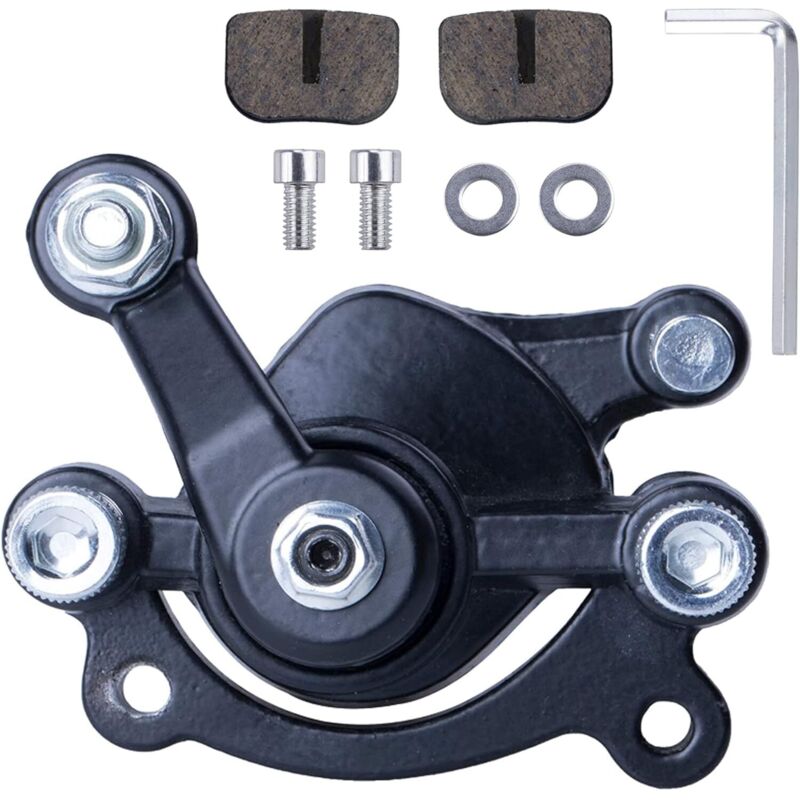 Hinterer Scheibenbremssattel mit ausgetauschtem Belag, kompatibel mit 47 cc, 49 cc, Pocketbike, Stand-Up-Goped-Scooter, Motovox MBX10, MBX11,