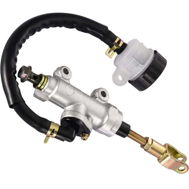 Hinterradbremszylinder mit Ausgleichsbehälter als Ersatz für chinesische 50ccm, 70ccm, 90ccm, 110ccm und 125ccm ATVs, Dirtbikes und Pitbikes