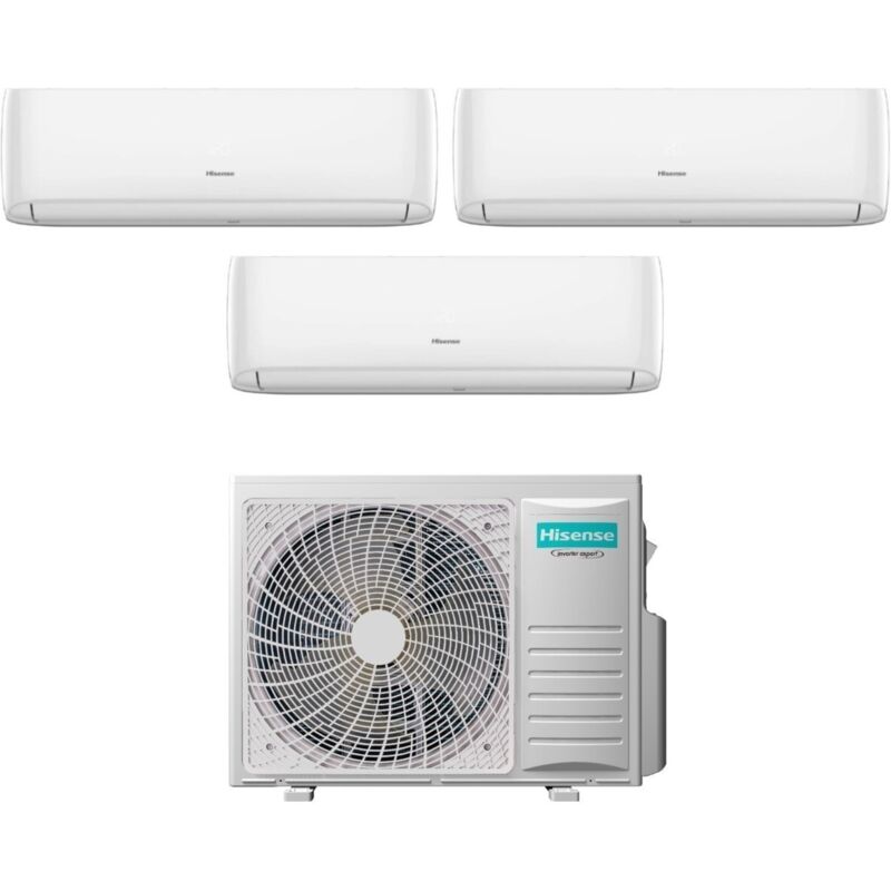 Trial Split Inverter Klimagerät Serie hi-comfort 7+9+12 mit 3AMW52U4RJA R-32 Wi-Fi Integriert 7000+9000+12000 - Neu - Hisense