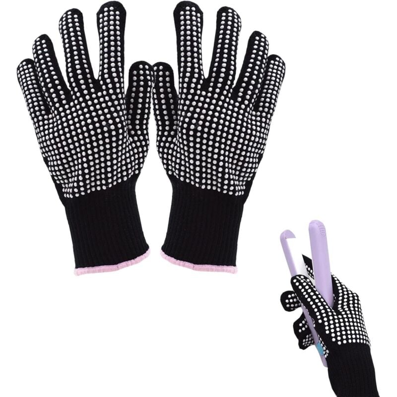 Hitzebeständige Handschuhe, Thermo-Friseurhandschuhe, hitzebeständige Handschuhe für Friseure, Thermo-Salonhandschuhe, professionelle hitzebeständige