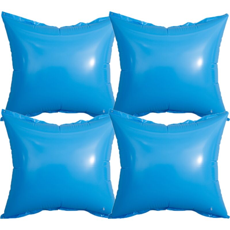 Aufblasbares PVC-Poolkissen, 120 cm quadratische Winterschutzabdeckung, großes aufblasbares Kissen