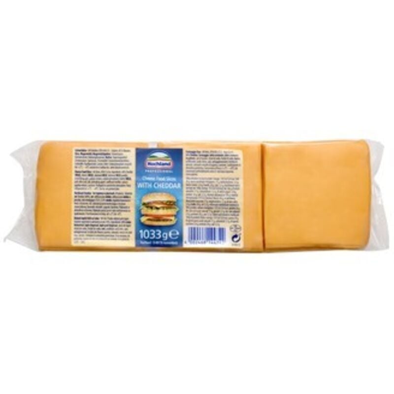 Hochland Cheddar - Perfekter Käse für Burger und Sandwiches, 1033g Scheiben