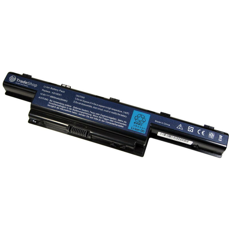 Hochleistungs Li-Ion Laptop Akku 8800mAh ersetzt BT00607126 LCBTP00127 BT00605065 3ICR19/66-2 934T2078F AS10-D5E AS10-D7E AS10-D81 ZQ-3 für Acer