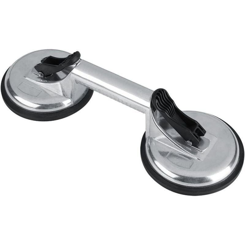 Hochleistungs-Saugnapf aus Aluminiumlegierung, Doppelplatte, professioneller Glasabzieher, Heber, Greifer, Mover, Saugnapf, Auto-Werkzeug, Sicherheit