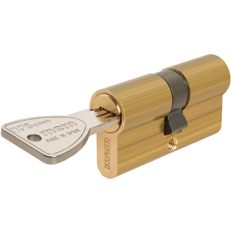 MCM - Zylinder de Hochsicherheits-Anstoß- und Anti-Picking-Schutz, Anstoßschutzsystem 30 30 Messing. bps:30-30