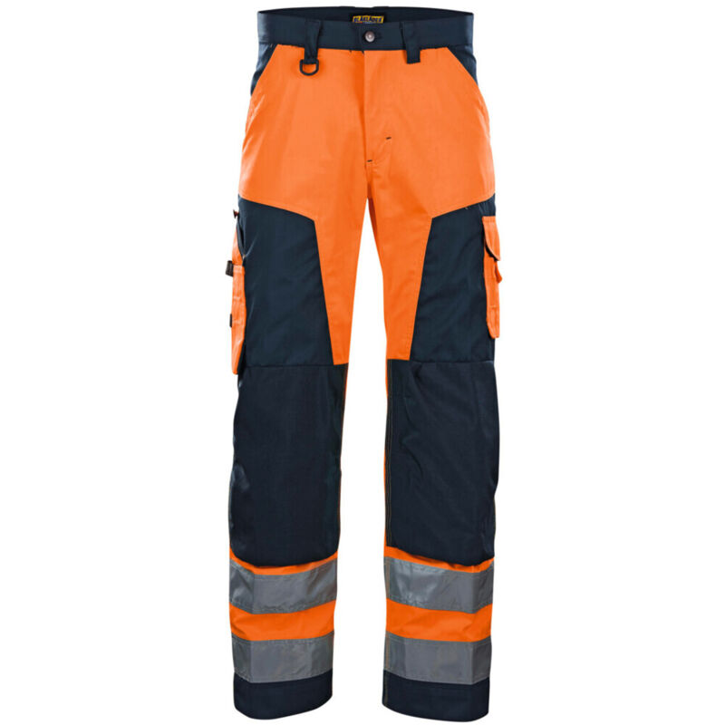 Blakläder Warnschutz-Bundhose, orange / marineblau, Konfektionsgröße 54