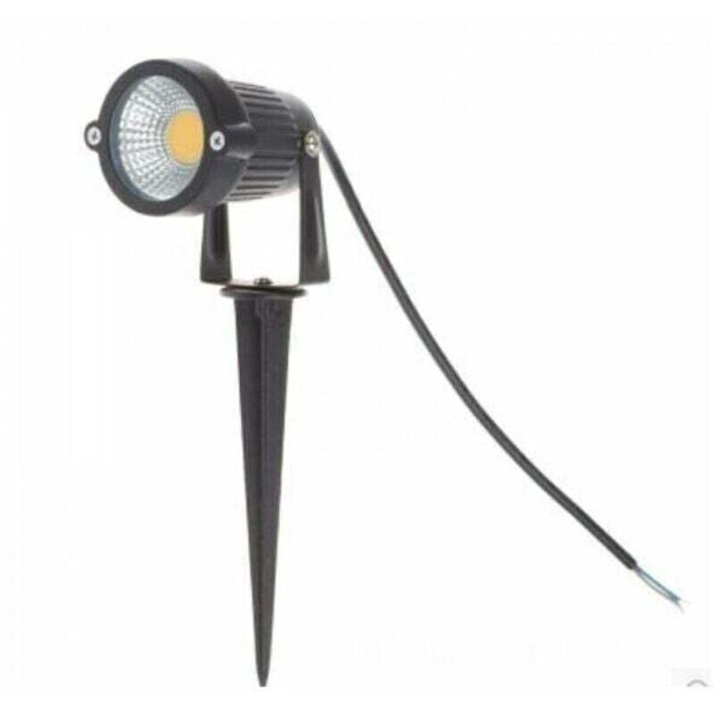 Hochspannungs-Flutlicht, 5 W, warmweiß, LED, verstellbar, Garten-Flutlicht, Außenbeleuchtung, Garten, Terrasse FLITI