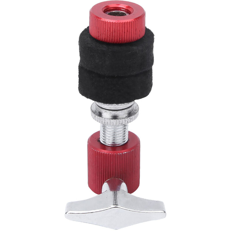 Hochwertige rote und schwarze Hi-Hat-Beckenkupplung für Schlagzeug