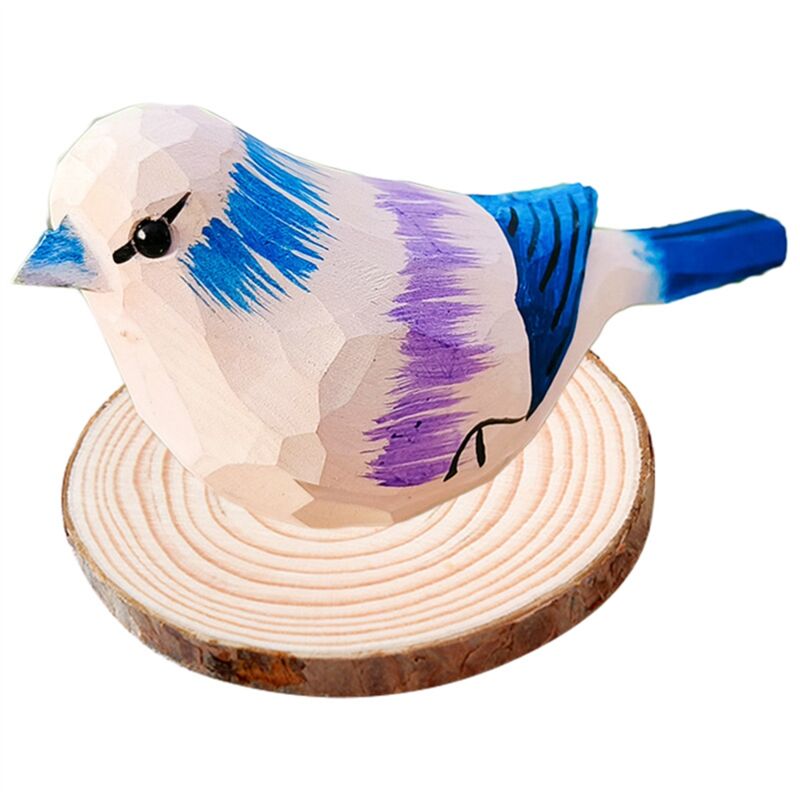 Holz Handschnitzerei Vogel Kunst Dekoration Handwerk Kinder Geschenke,B