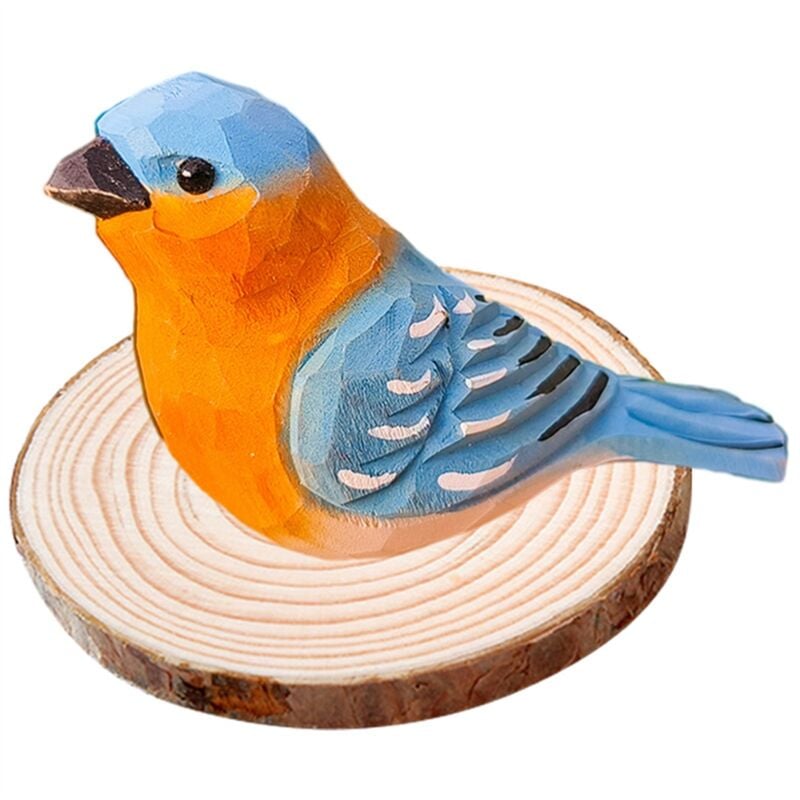 Holz Handschnitzerei Vogel Kunst Dekoration Handwerk Kinder Geschenke,E