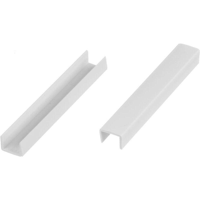 Endstück Sockelblende Sockelleiste für Einbauküche 150mm Höhe Weiß Hochglanz - HBK15 - Holzbrink