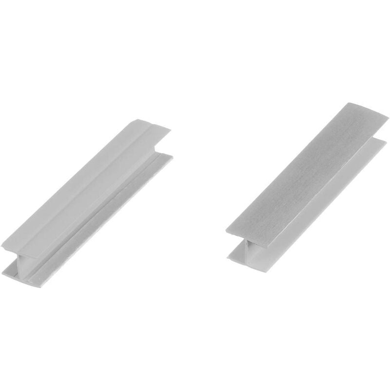 Verbinder Sockelblende Sockelleiste für Einbauküche 150mm Höhe aluminium Gebürstet - HBK15 - Holzbrink