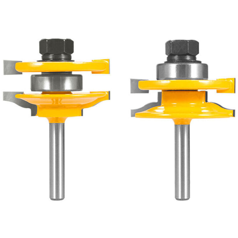 Holzfräser, Zapfenschneider, Schranktürmesser, großer Zapfenschneider, Western-Haushaltsmesser + doppelseitiges Western-Haushaltstürmesser
