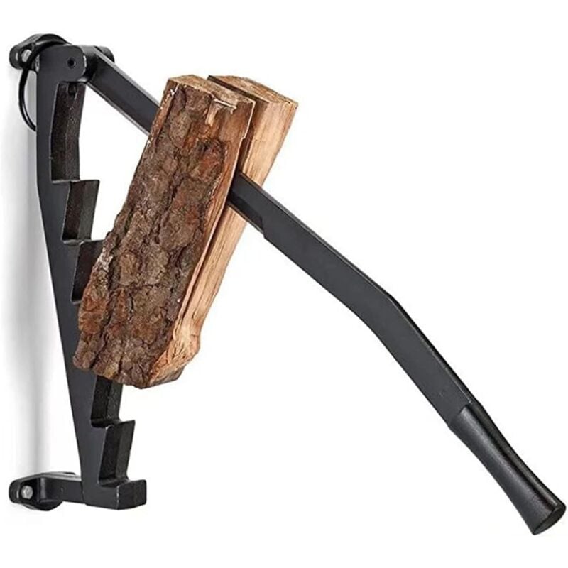 Holzspalter-Aufsatz, an der Wand montierter Brennholzspalter, robustes manuelles Anzündholzspalter-Werkzeug, tragbares manuelles