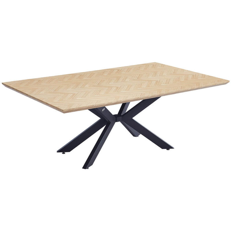 Esstisch Eckig avencia inkl. Sternfuß - 200 x 120 cm Farbe: Fishbone Oak Tisch Esszimmertische Runder Esstisch - Home Deluxe