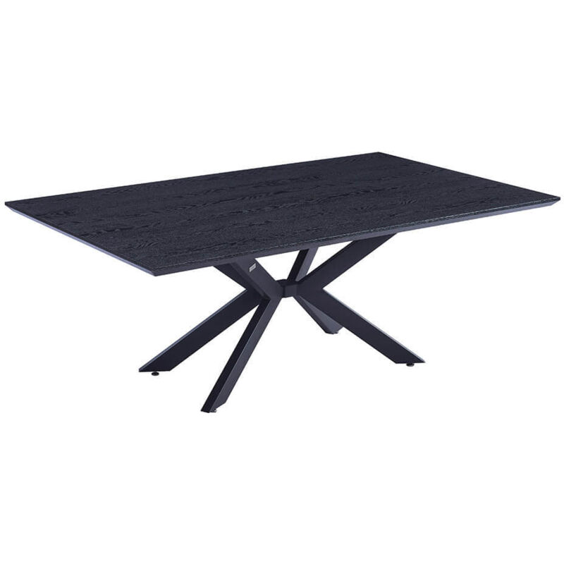 Home Deluxe - Esstisch Eckig avencia inkl. Sternfuß - 200 x 120 cm Farbe: Dark Oak Tisch Esszimmertische Runder Esstisch