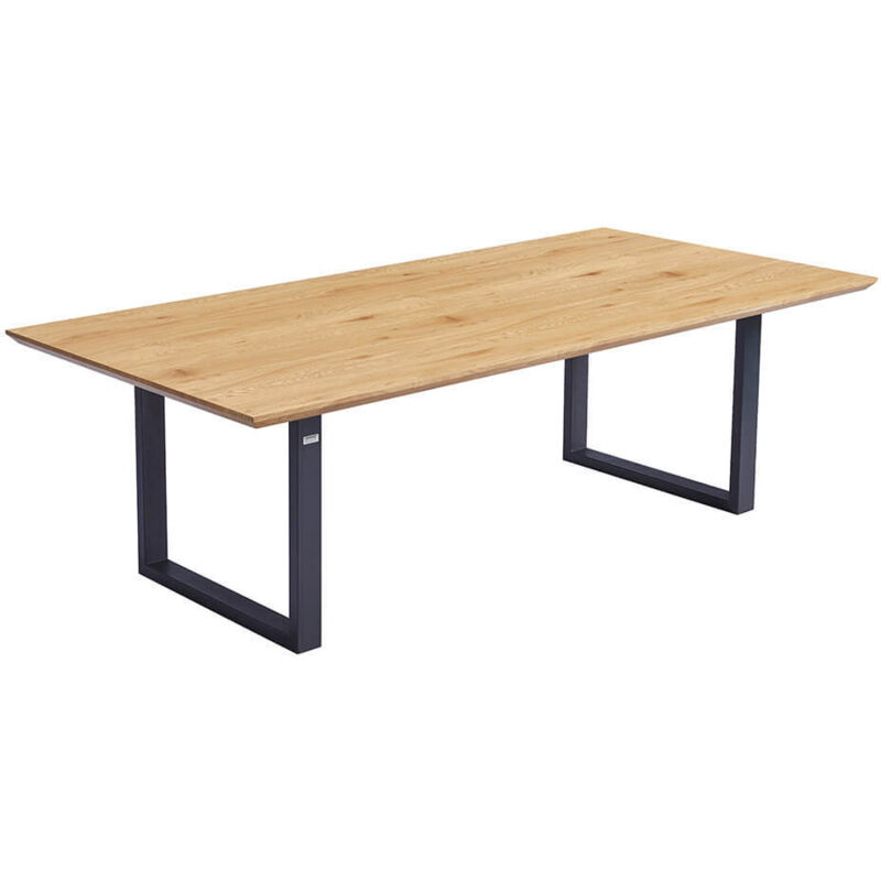 Esstisch Eckig avencia inkl. U-Fuß - 240 x 120 cm Farbe: Light Oak Tisch Esszimmertische Runder Esstisch - Home Deluxe