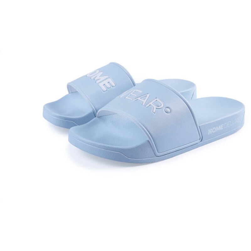 Homeyletten SUN Hellblau I hausschuhe, schlappen herren, pantoletten, pantoletten damen, badelatschen herren, schlappen, schlappen damen, sandalen