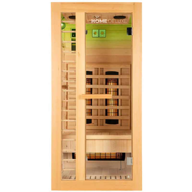 Home Deluxe - Infrarotkabine redsun deluxe s - 90 x 90 cm Infrarotkabine Wärmekabine Infrarotsauna Sauna