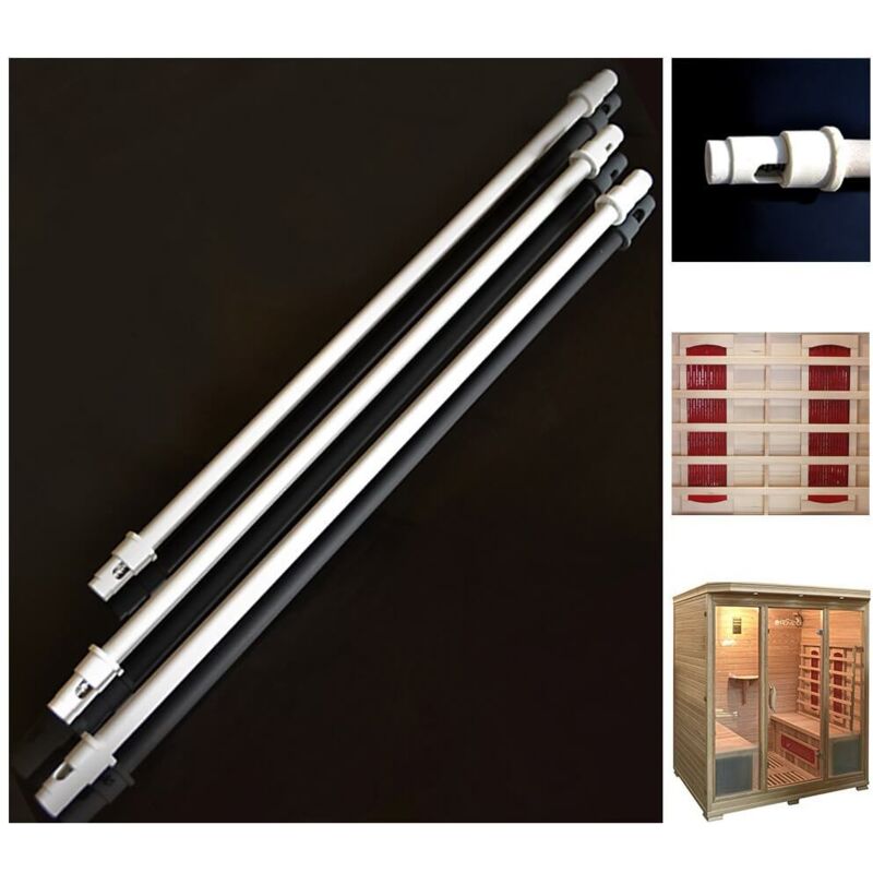 Home Deluxe - Infrarotstrahler livio - 350 Watt Infrarotkabine Wärmekabine Infrarotsauna Sauna