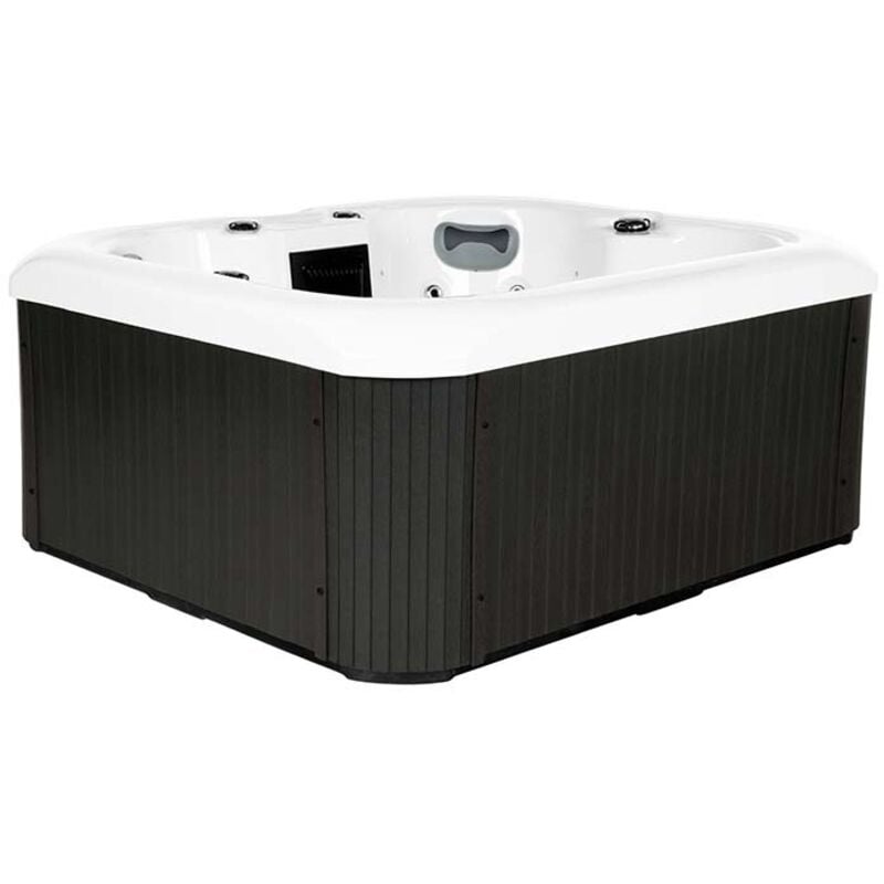 Home Deluxe - Outdoor Whirlpool sea star pure 180 x 160 cm für 4 Personen Ausstattung: Pure Whirlpool Outdoor Saunaofen Holz