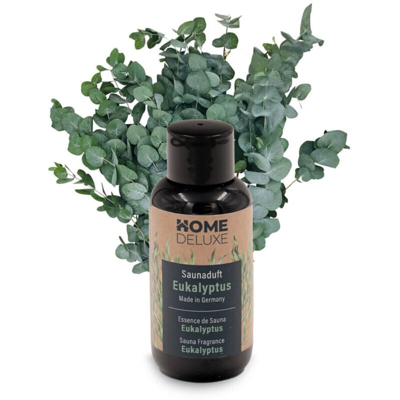 HOME DELUXE Saunaduft 250ml ZEN - Eukalyptus-Menthol I Duft Sauna Saunaaufguss Aufguss Saunakonzentrat Sauna, Saunazubehör, Saunaaufgüsse