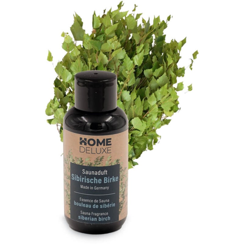 HOME DELUXE Saunaduft 250ml ZEN - Sibirische Birke I Duft Sauna Saunaaufguss Aufguss Saunakonzentrat Sauna, Saunazubehör, Saunaaufgüsse