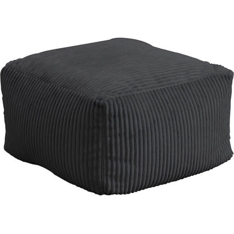 Sitzsack Hocker cozy Farbe: Anthrazit Sitzsack Hocker Polstersessel Loungesessel - Home Deluxe