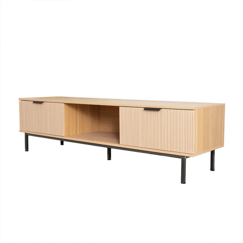 Home Deluxe - TV-Schrank nyla - 160 x 43 cm TV-Schrank modern, TV-Schrank Holz, TV-Schrank mit Schubladen