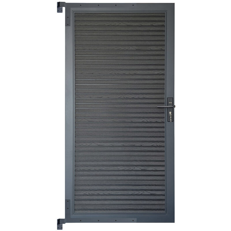 HOME DELUXE WPC Gartentor CALLATOR PREMIUM Horizontale Paneele - 80 x 180 cm Gartentor, WPC Gartentor, CALLATOR PREMIUM, Gartentor, WPC Gartentor,