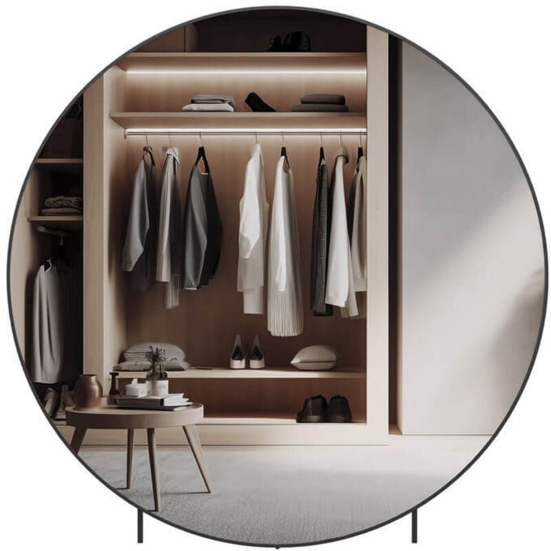 Home Deluxe - XXL-Spiegel Rund kali - 140 x 140 cm Runder Spiegel, HomeDeluxe Spiegel, Eleganter Spiegel, Moderne Spiegel