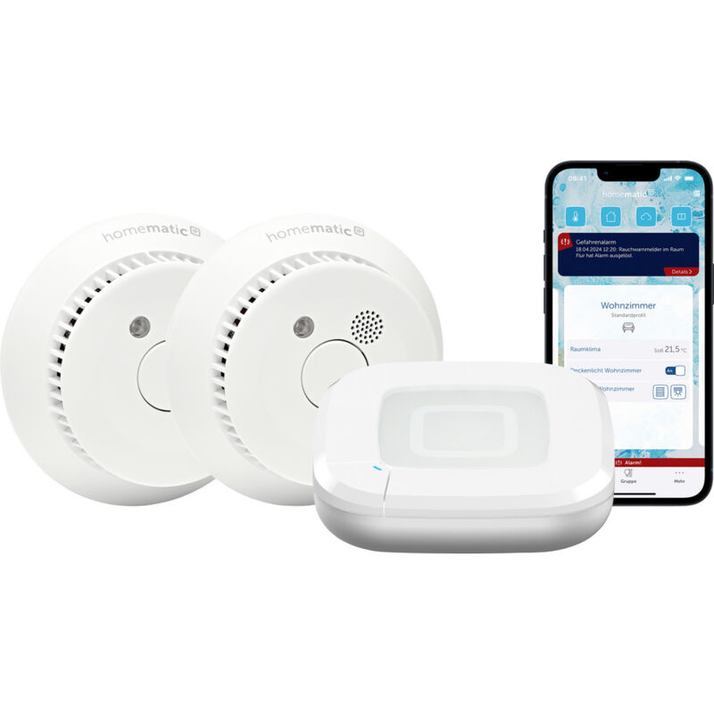Homematic IP Starterkit Rauchwarnmelder HmIP-SK27