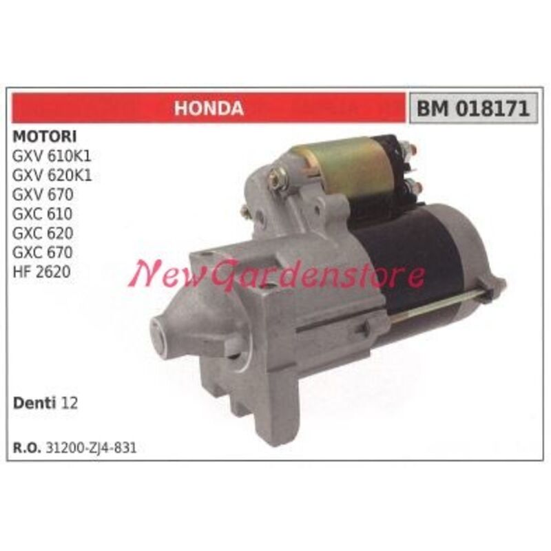 HONDA Anlasser GXV 610K1 Motor Rasentraktor Rasenmäher 018171