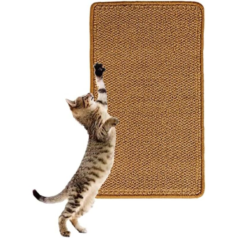 Horizontale Kratzmatte, Katzenkratzmatte, Katzenkratzbaum, verhindert, dass Ihre Katze Ihr Sofa und andere Möbel zerkratzt, geeignet für Sofas,
