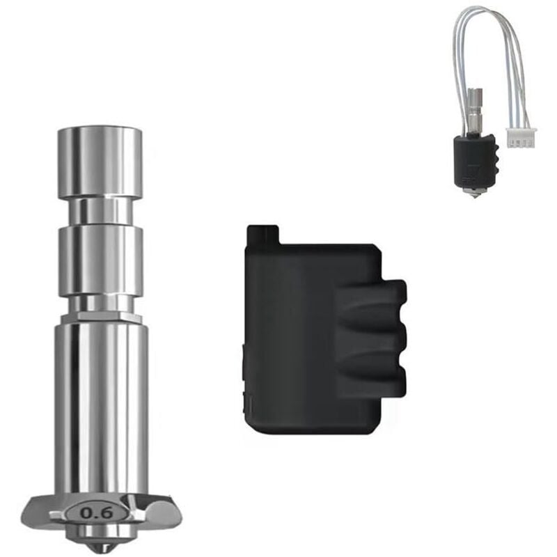 Hotend-Heizung für Anycubic Kobra3 Max Thermistor-Silikonsocken mit 0,6 mm Edelstahldüse Kobra3 Max Hotend