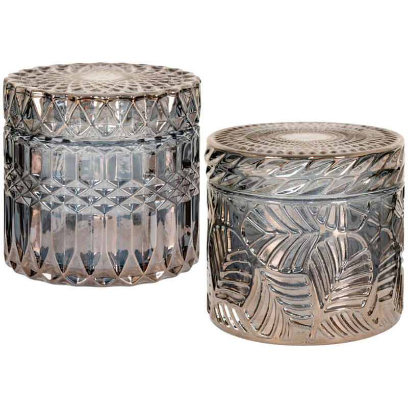 House Nordic - Cascais Töpfe Set von 2 geräuchert.