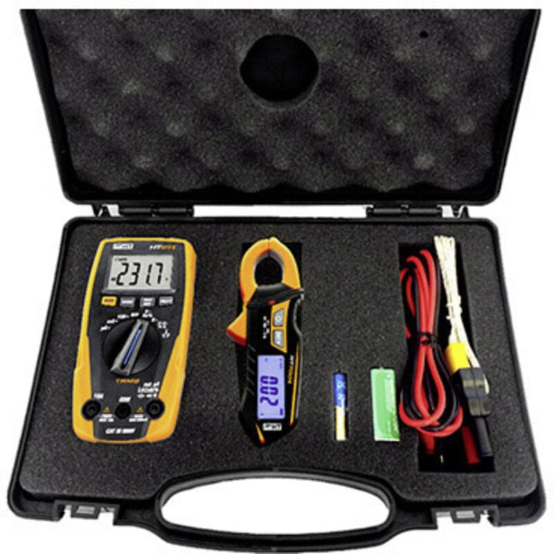 E-KIT Hand-Multimeter, Stromzange digital cat iii 600 v Anzeige (Counts): 4000 - Ht Instruments