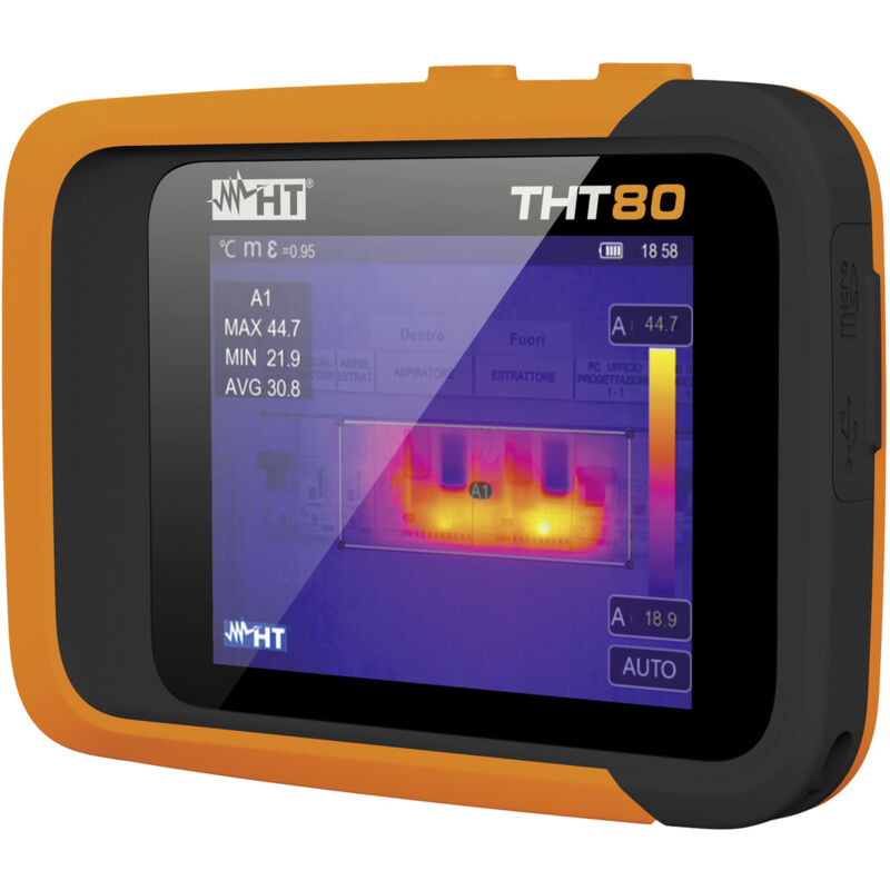 THT80 Wärmebildkamera -20 bis +550 °c 25 Hz integrierte Digitalkamera, WiFi, Touchs - Ht Instruments