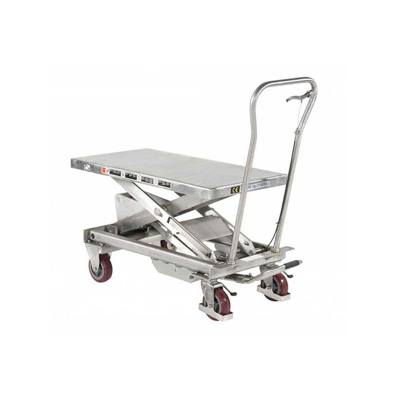 Matisère - Hubtisch Edelstahl - Max./Min. Hubhöhe 442/1000 mm - Max. Last 500kg - Lebensmittel- und Pharmaindustrie - 1860055050