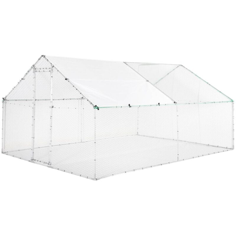 sweeek - Gehege für Hühnerstall und Voliere aus verzinktem Stahl