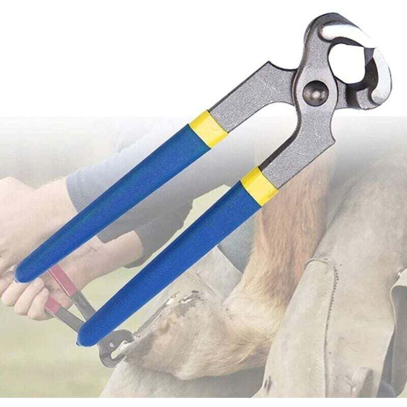 Hufschmied-Werkzeug, Hufschere, Ziegenhufschere, Nagelknipser, Mehrzweck-Hufschere für Ziegen, Schafe, Schweine, Rinder, Pferde, 8 Zoll MNS