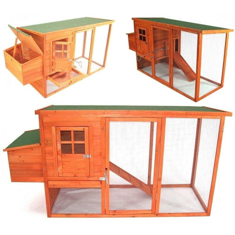 Apex - Hühnervoliere xxl Hühnerstall Hühnerhaus Entenstall Geflügelstall 56613 Gehege