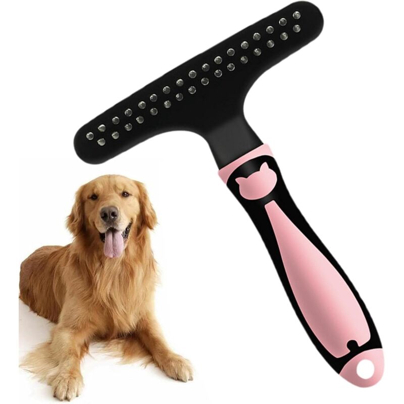 Hunde-Entfilzungsbürste, Entfilzungswerkzeug für große Hunde, Kurzhaar-Katzenbürste zum Entfernen loser Haare, Hunde-Entfilzungsbürste